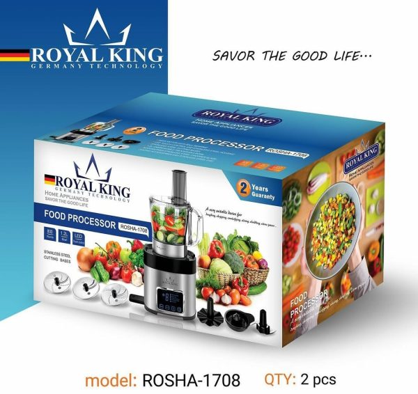 غذاساز چند کاره رویال کینگ مدل ROSHA-1708