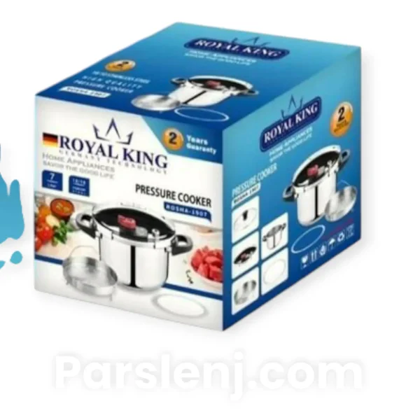 زودپز اجاقی 4  چهار لیتری کلیپسی  رویال کینگ مدل ROSHA-1604