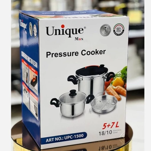 زودپز دوقلوی یونیک مکس 5 و 7 لیتری مدل UPC-1500