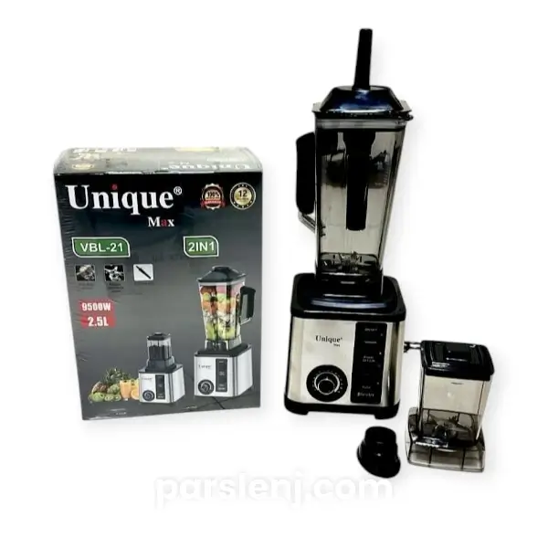 مخلوط کن و آسیاب یونیک مکس VBL-21 – Unique Max VBL-21 2IN1 Blender