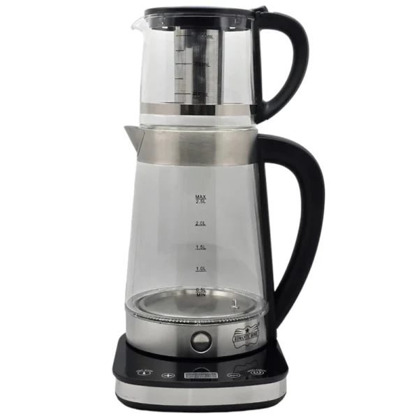 چای ساز رومانتیک هوم مدل KHD-425 ظرفیت ۲.۵ لیتر با کتری پیرکس