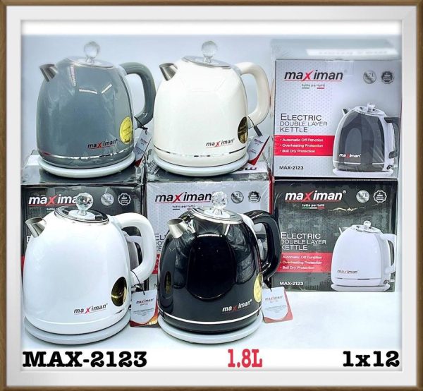 کتری برقی فانتزی ماکسیمن مدل max2123