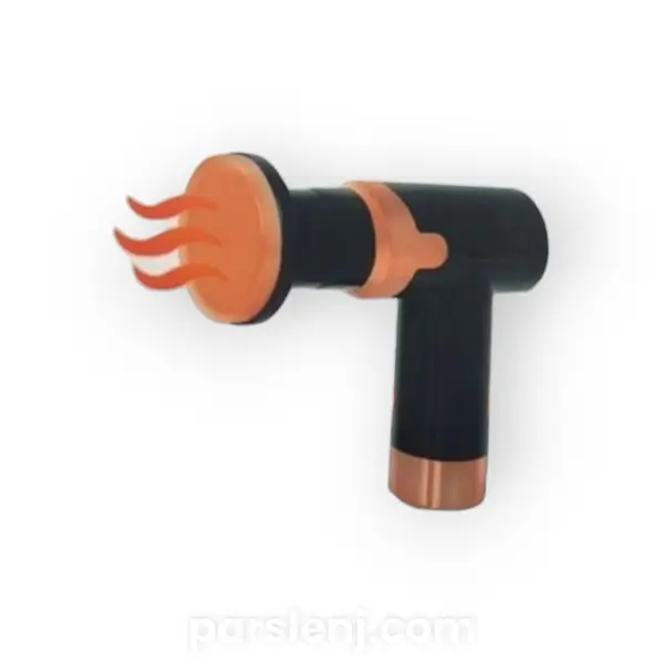 ماساژور تفنگی حرارتی MASSAGE GUN JY-760 PLUSماساژور تفنگی حرارتی MASSAGE GUN JY-760 PLUS