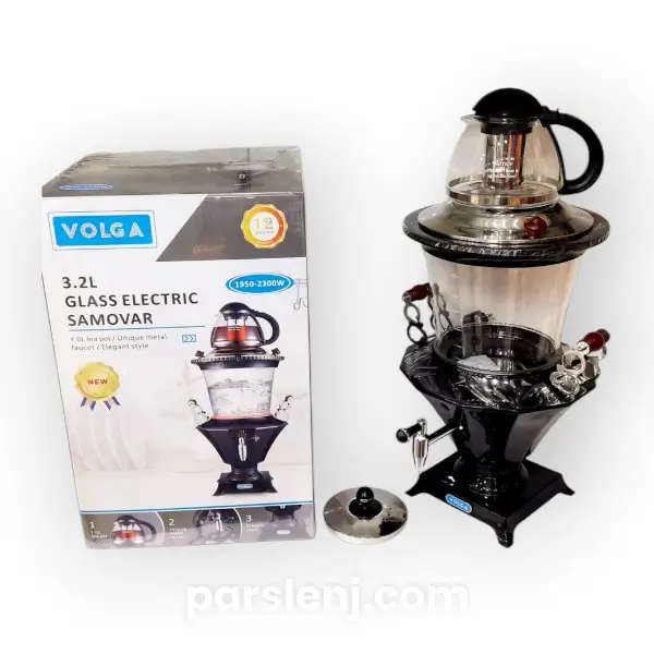سماور برقی ولگا با قدرت 2300-1950وات مدل volga25